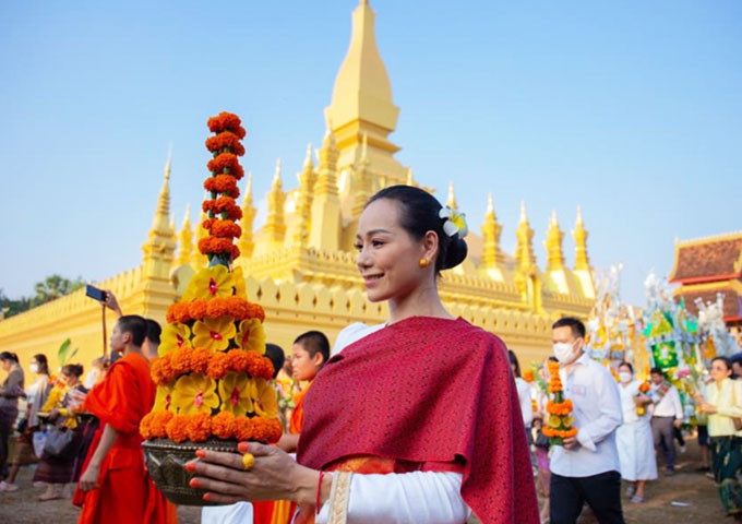 老挝塔銮节