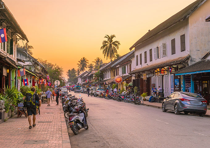 老挝城市道路